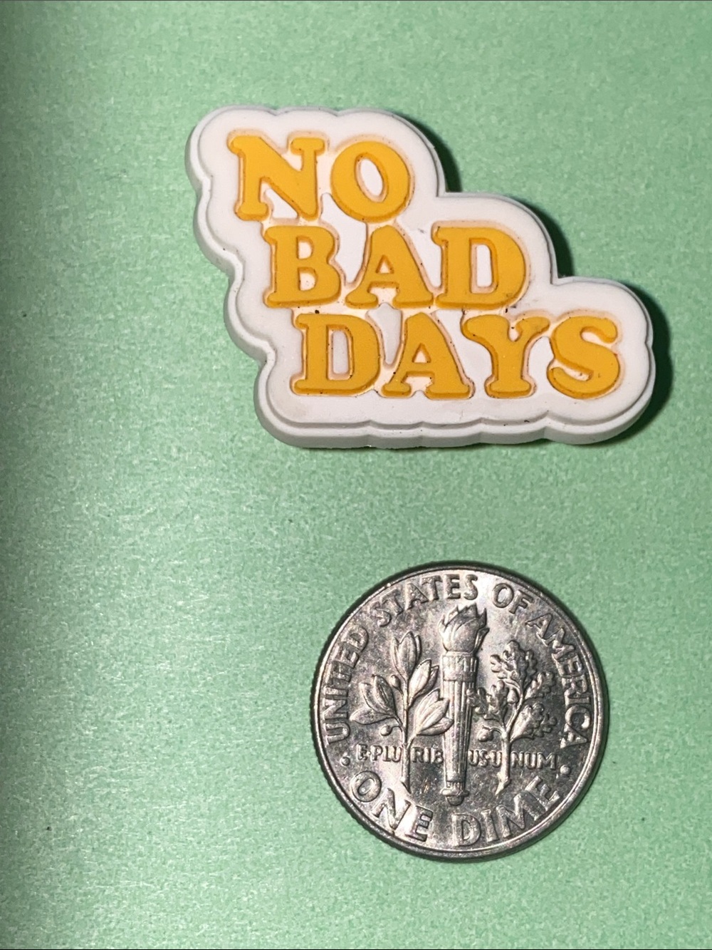 (10 for $15) NO BAD DAYS Crocs Shoes Charms